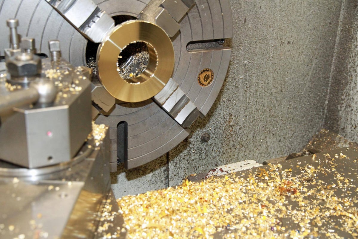 Brass on Lathe